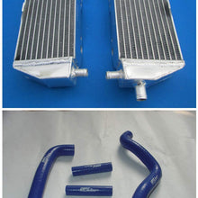 For Kawasaki KX125 KX 125 1999-2002 2000 2001 aluminum radiator and hose (green)