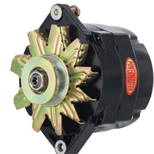 Powermaster 8-56141 Black Alternator (Upgrade 150A 1V Pulley 1 Wire Motorola Replacement 1" Mating flange)