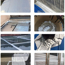 17Ft X 2in Magical Repair Tape, Strong Aluminium Foil Butyl Rubber Foil Tape self-Adhesive Silver Waterproof Repair Tape UV Resistant for Roof Leak, Surface Crack (Silver, 1.5mm5cm5m)