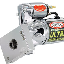 Powermaster 19450 Chrome Alternator (Ultra HS Chevy Universal Straight Mating 153/168T Flywheel 2.2 kw)
