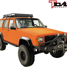 Tidal Cargo Rack Rooftop with Wind Fairing Fit for 84-01 Cherokee XJ