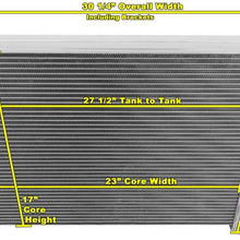 Champion Cooling, Chevrolet Big Block Camaro 3 Row All Aluminum Radiator, CC370