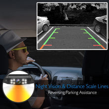 License Plate Rear View Camera - Built-in Distance Scale Lines Backup Parking/Reverse Assist Marine Grade Waterproof IP-67 Adjustable Slim Bar Cam Night Vision w/ 420 TVL Resolution - Pyle PLCM28MS