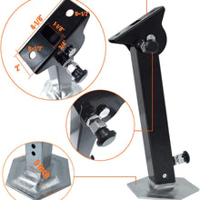 NOLOGO Sulythw 2PACK Telescoping Trailer Swing Down Jacks (1,500 lb. Support Capacity Each) Adjustable from 12" - 18.5"