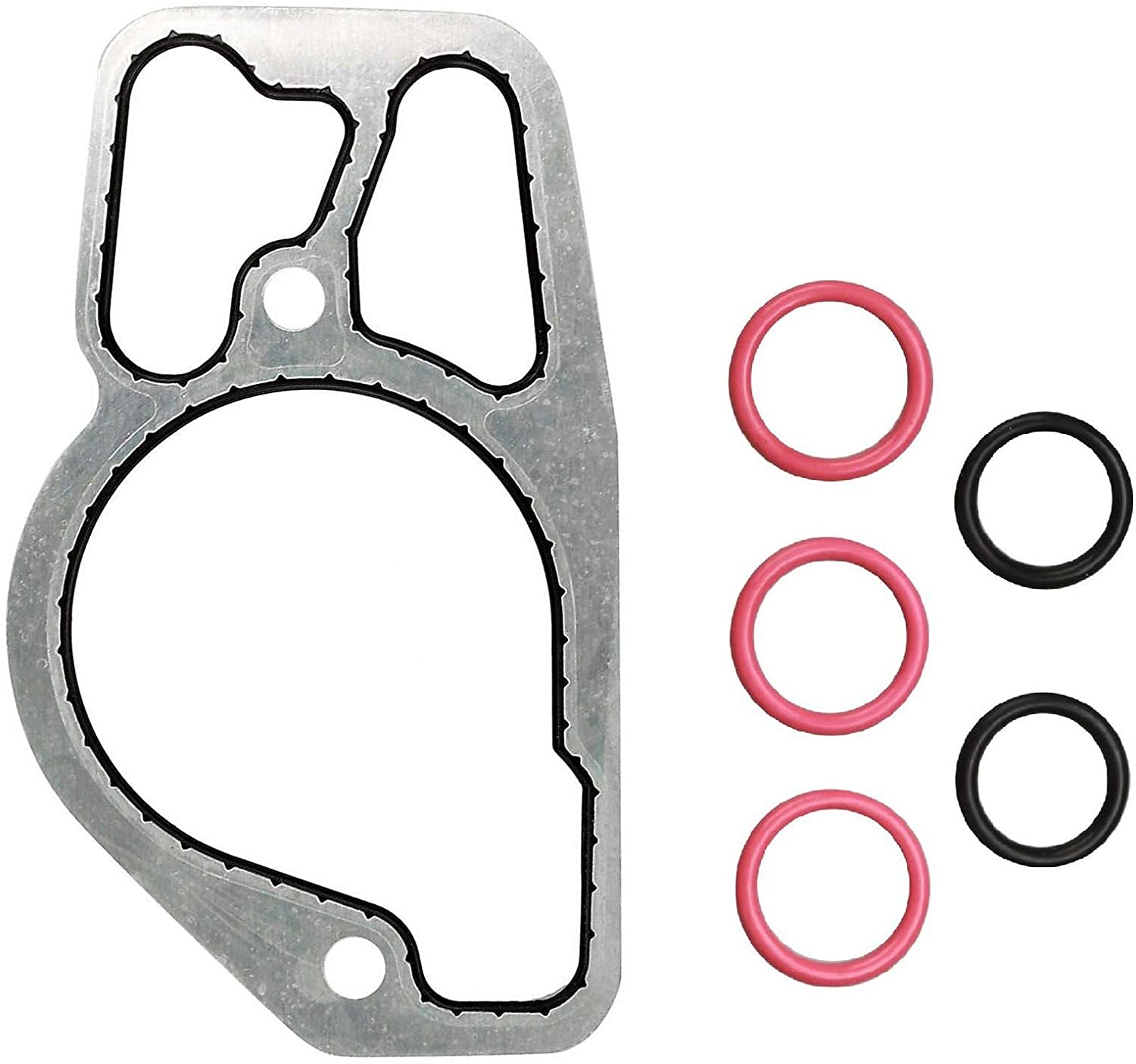 Everbuilt HPOP ORING KIT + PUMP BASE GASKET COMPATIBLE FOR FORD 7.3L POWERSTROKE DIESEL 1994-2003 High Pressure Oil Pump seal set (ORING KIT AND PUMP BASE GASKET)