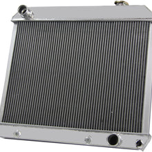 CoolingCare 66MM 4 Row Core Aluminum Radiator for Chevy C/K Series C10 C20 C30 Pickup 1963-1966