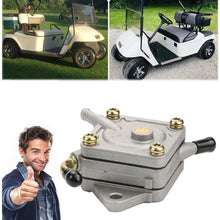 Podoy Club Car Fuel Pump for Gas Golf Cart Tune Up Kit with Fuel Filter Spark Plug DS Precedent from 1984 to Present 290FE 350FE Compatible with Kawasaki Engine 1014523