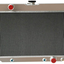 CoolingCare 62MM 4 Row Aluminum Radiator for Chevelle & EL Camino &Impala, Multiple Chevrolet Models 1963-1968