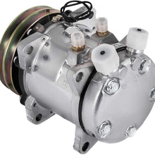 Mophorn CO 5104C SD5H09 Universal Air Conditioner AC Compressor for Sanden 5072 5071 5046 SD505 7104474Z 75R-82102 1984 1985 HONDA ACCORD SEi LX S Base 1.8L 4CYL