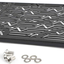 MadHornets Motorcycle Radiator Grille Guard Cover for Kawasaki Ninja 400 2018 Black