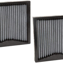 K&N Premium Cabin Air Filter: High Performance, Washable, Helps Protect against Viruses and Germs: Designed For Select 2000-2014 Toyota/Subaru/Mitsubishi/Lexus Vehicle Models, VF2002