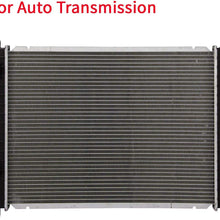 YGKJ Auto AT Aluminum/Plastic Radiator 1 Row compatible with Chevrolet Corvette SSR Saab 9-7x V8
