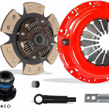 Clutch And Slave Kit Compatible With Ranger Pickup XL XLT SE SX DS STX Troy Splash Base Edge 11/1994-2011 2.5L 2.3L Gas SOHC 3.0L V6 Gas OHV Naturally (6-Puck Clutch Disc Stage 3; 07-116RCBS)