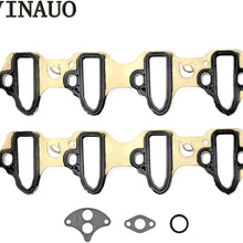 VINAUO MS98016T Intake Manifold Gasket Kit Intake Gaskets Replacement For 1999-2007 Silverado 1500 4.8L 2000-2002 Silverado 2500 6.0L 2001-2003 Suburban 1500 5.3L
