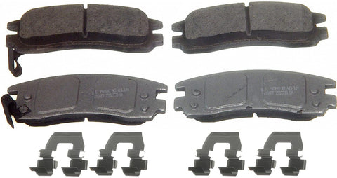 Wagner ThermoQuiet PD698 Ceramic Disc Pad Set With Installation Hardware, Rear