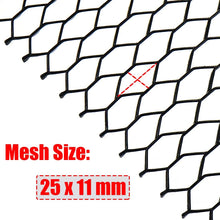 AUTOT 40 x 13 inch Car Grill Mesh Sheet, Black Painted Aluminum Alloy Grille Mesh Roll, 11 x 25 mm Hexagon-Shape Grids