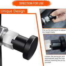NOLOGO Sulythw 2PACK Telescoping Trailer Swing Down Jacks (1,500 lb. Support Capacity Each) Adjustable from 12" - 18.5"