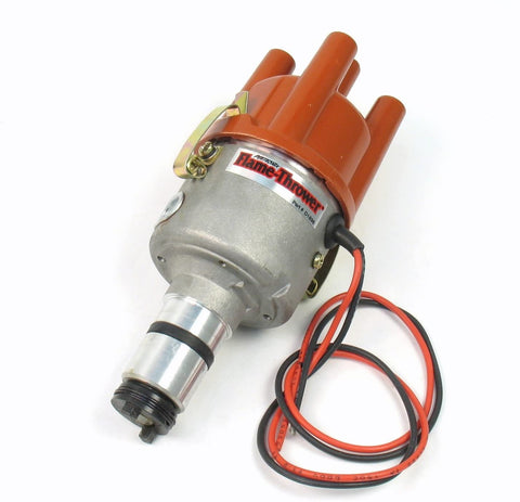 Pertronix D189604 Flame-Thrower VW Type 1 Engine Plug and Play 6 Volt Negative Ground Non Vacuum Cast Electronic Distributor with Ignitor Technology