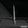 RONIN FACTORY Bullet Antenna for Dodge RAM & Ford F150 F250 F350 Super Duty Ford Raptor Trucks - Anti-Theft Design - Short Replacement Antenna 1990 - Current