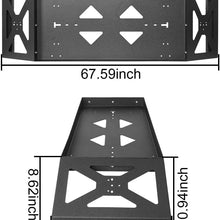 Hooke Road Tundra Bed Cargo Rack w/Lifting Jack Mount Compatible with Toyota Tundra 2007-2013 for 5.5', 6.5', or 8' Beds