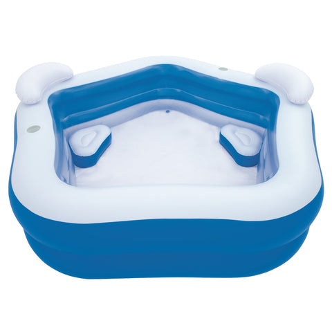 H2OGO! Family Fun Inflatable Kiddie Pool, 7' x 6'9