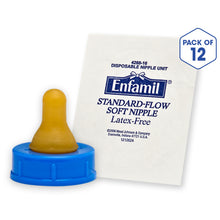 Enfamil Nipples, Standard-Flow Soft Bottle Nipples, 12 Pack, Latex-Free and BPA-Free