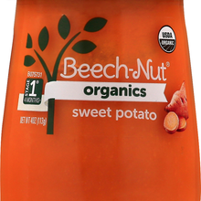 (10 Pack) Beech-Nut Organics Stage 1, Sweet Potato Baby Food, 4 oz Jar