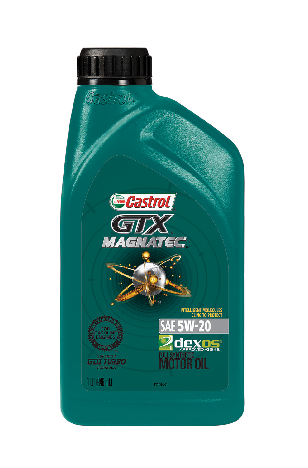 (3 Pack) Castrol GTX MAGNATEC 5W-20 Full Synthetic Motor Oil, 1 QT