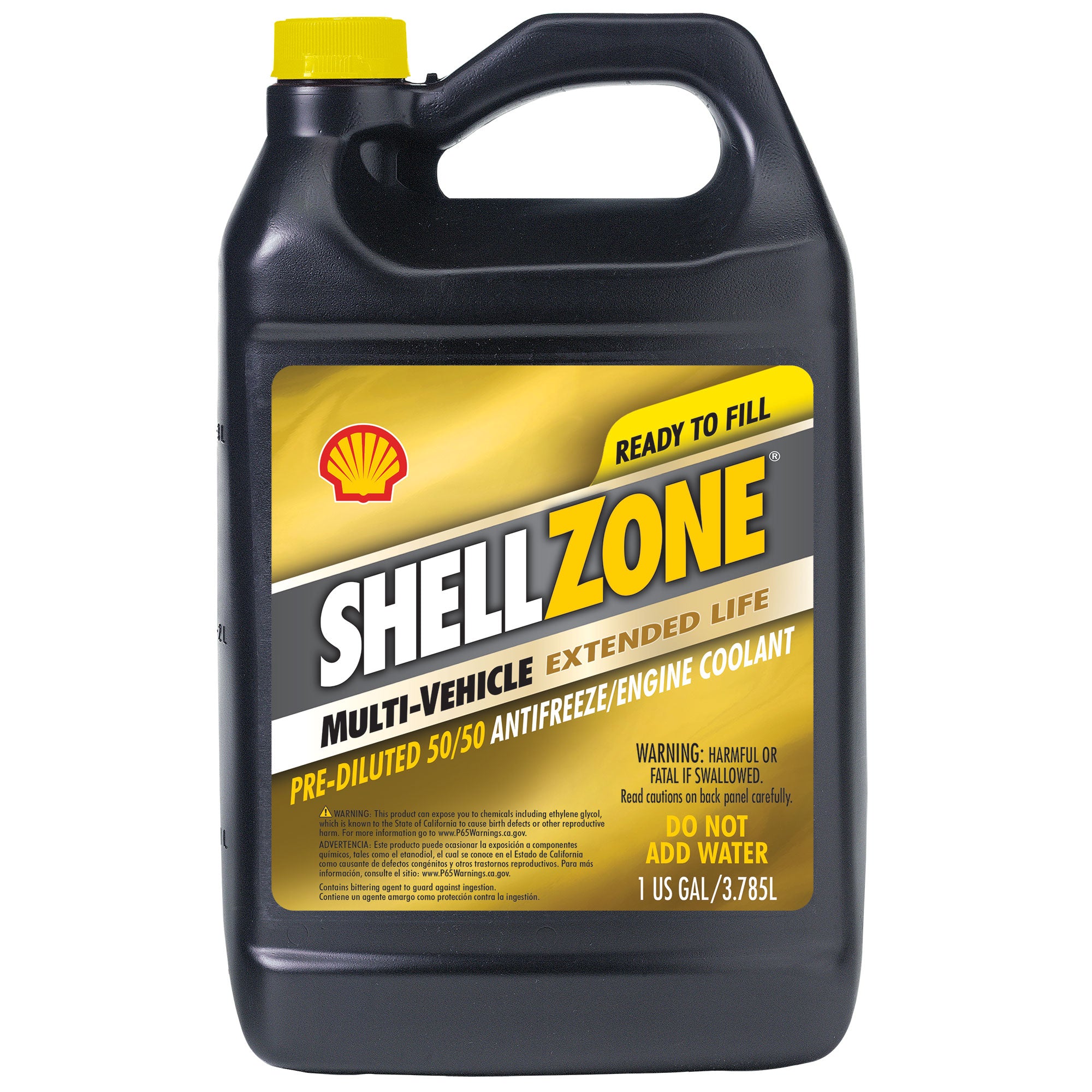 SHELLZONE MULTI-VEHICLE 50/50 ANTIFREEZE ,1 Gallon