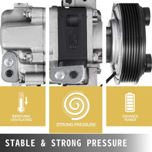 VEVOR CO 11308C Universal Air Conditioner AC Compressor GP9A61450D 0610345 For 2006-2009 Mazda 3 & Mazda 6 Mazda speed 4Cyl 2.3L 97470 98470