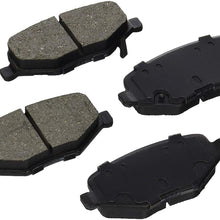 Bosch BE1657H Blue Disc Brake Pad Set with Hardware for Select Chrysler Town & Country; Dodge Grand Caravan, Journey; RAM C/V - REAR