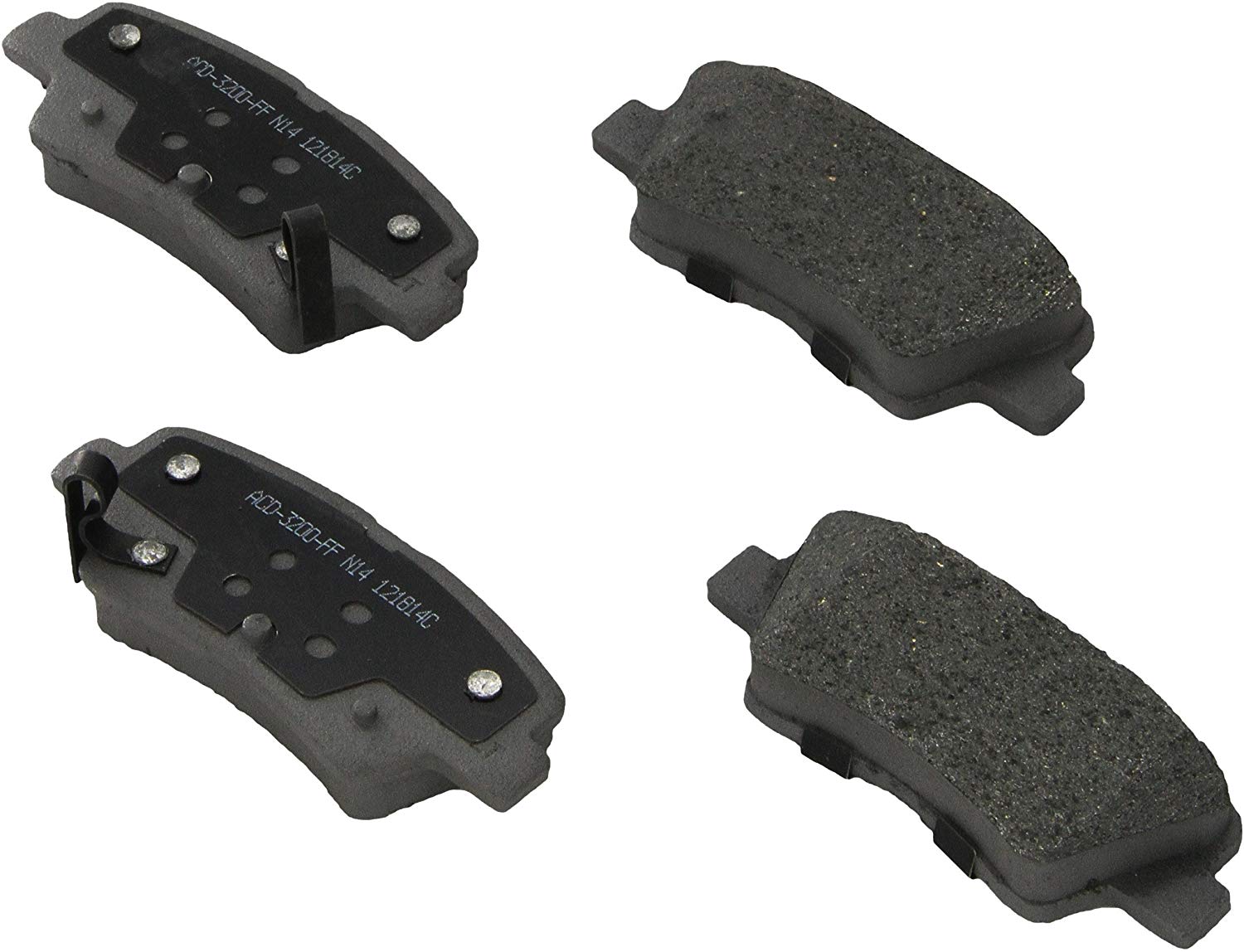 ACDelco 14D1544CH Advantage Ceramic Rear Disc Brake Pad Set