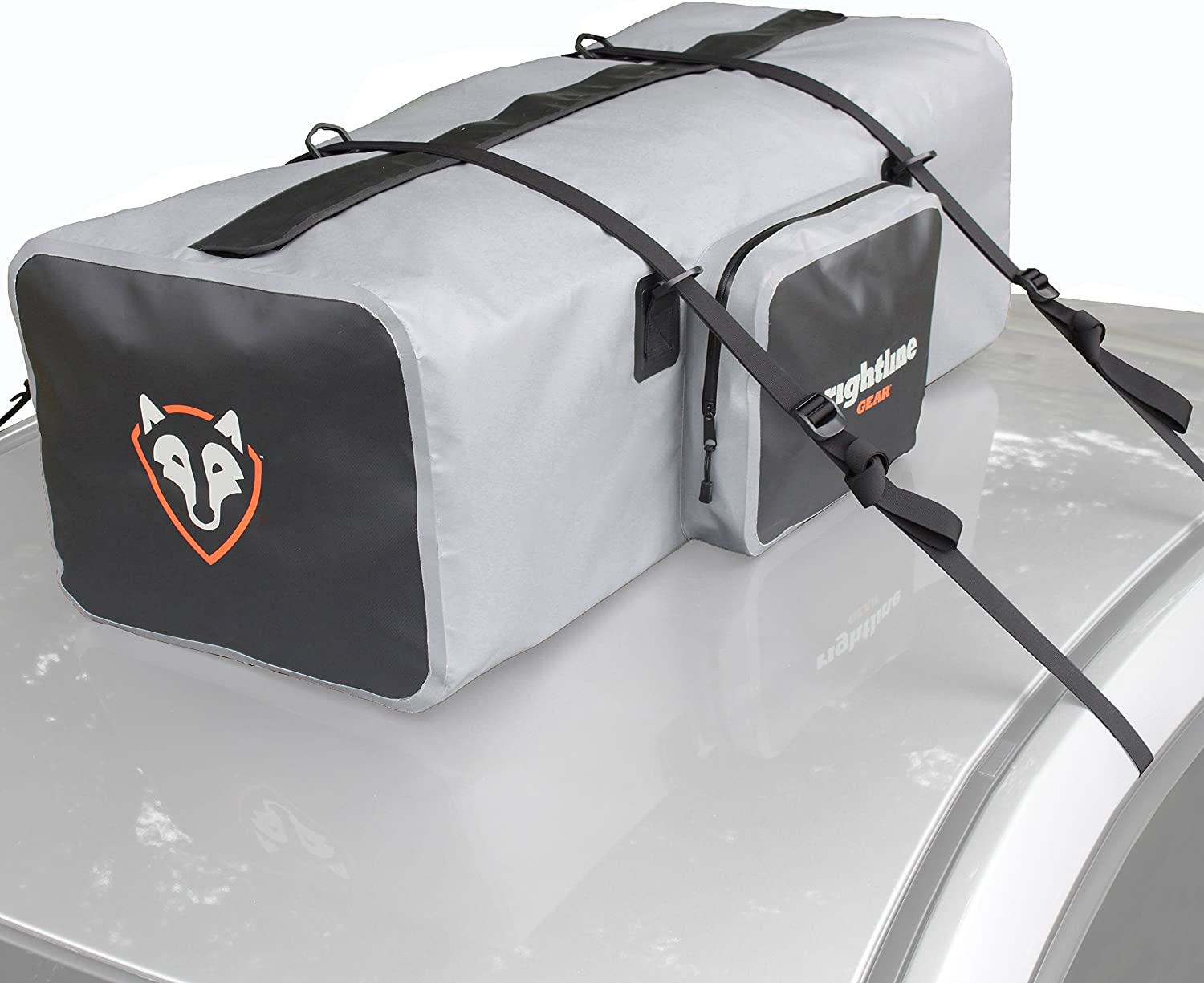 Rightline Gear 100D90 Car Top Duffle Bag, Gray, 100% Waterproof, Transport Cargo On or In Your Vehicle