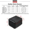 U.S. RubberShox Automotive Coil Spring Block Boosters Series Pack, Performance Enhancement for Car Coil Spring Shock Absorption and Protection of Auto Suspension System (2