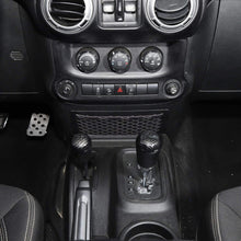 RT-TCZ Shift Gear Knob Trim Cover Drive Mode Shift Knob Trim Cover Interior ABS Decoration Accessories for Jeep Wrangler JK JKU 2011-2018 Sport X Sahara Rubicon Carbon Fiber