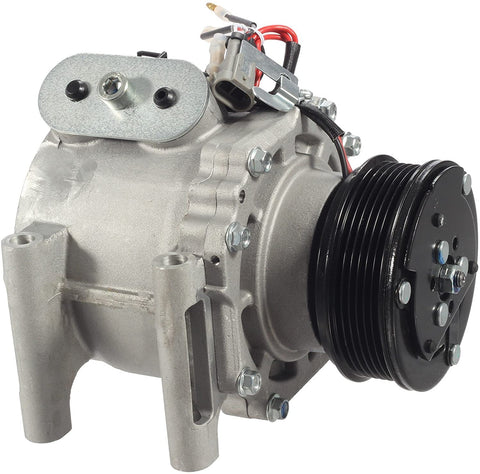 AUTEX AC Compressor & A/C Clutch CO 4910AC Fits 4.2L Only Replacement for Chevrolet Trailblazer & GMC Envoy 2002 2003 2004 2005 2006 2007 2008 2009 & Buick Rainier 2004 2005 2006 2007
