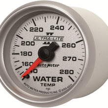 Auto Meter 4931 Ultra-Lite II 2-1/16" 140-280 Degree F Mechanical Water Temperature Gauge