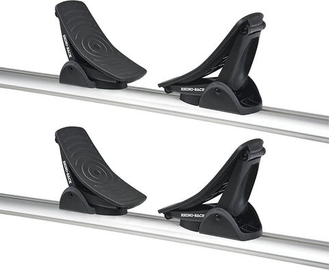 Rhino Rack Nautic 580 Series Kayak/Canoe Carrier, Includes 2 x Tie Down Straps and 2 x Rapid Straps w/Unique Buckle Protector