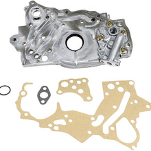 DNJ OP127 Oil Pump for 1993-1999/ Eagle Mitsubishi Plymouth/Colt Eclipse Galant Laser Montero Sport Summit/ 2.0L 2.4L/ DOHC SOHC/ 16V/ Naturally Aspirated Turbocharged/VIN D VIN E VIN F