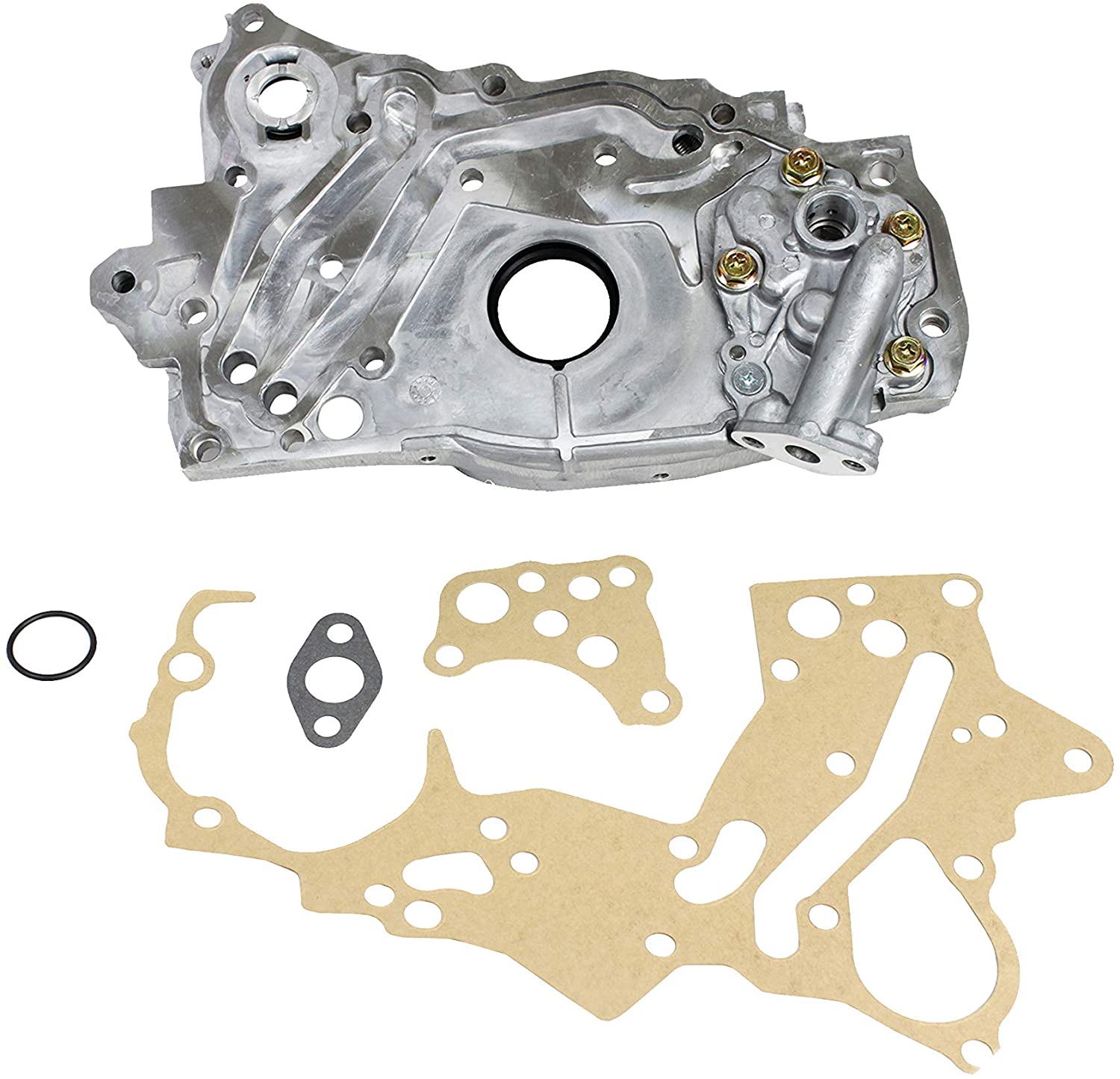 DNJ OP127 Oil Pump for 1993-1999/ Eagle Mitsubishi Plymouth/Colt Eclipse Galant Laser Montero Sport Summit/ 2.0L 2.4L/ DOHC SOHC/ 16V/ Naturally Aspirated Turbocharged/VIN D VIN E VIN F