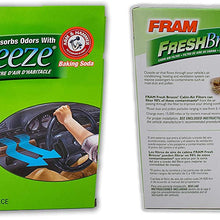 FRAM CF10285 Fresh Breeze Cabin Air Filter with ARM & HAMMER Baking Soda & Activated Carbon (Pack of 2)