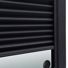 Lippert Components 806621 Thin Shade Complete Window Kit for RV Entry Doors, Black