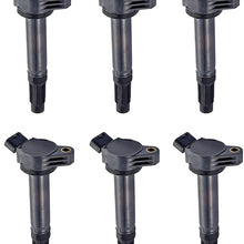 ENA Pack of 6 Ignition Coils compatible with Lexus - ES350 RX350 RX450h - Toyota - Avalon Camry Highlander RAV4 Sienna Venza - Lotus Evora 3.5l V6 Compatible for 90919-A2007 C1601 UF487 UF-487