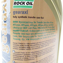 Set of 2 Rock Oil TF-0870 Full Synthetic Transfer Case Fluid (1 Liter) for Land Rover LR3, LR4, Range Rover Full Size, and Sport/Sport Supercharged