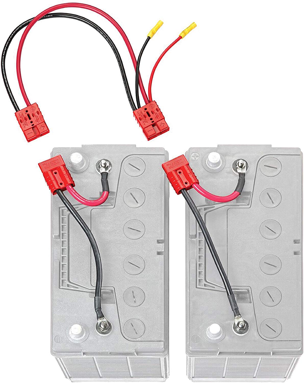 Connect-Ease RCE12VBP1K RCE12VBP1KEasy 12-Volt Parallel Battery Connection Kit-Clam Pack