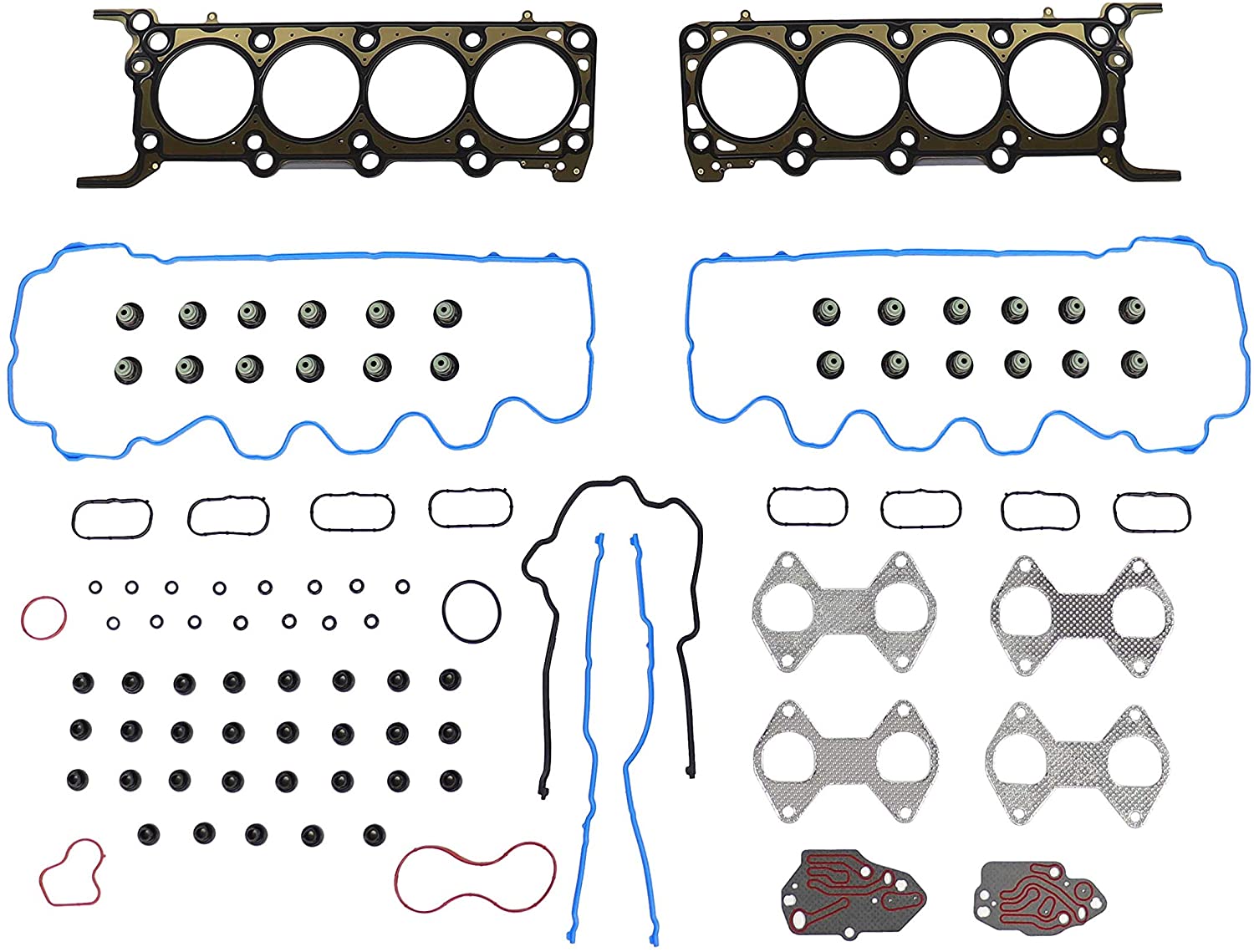 DNJ HGS4179 MLS Head Gasket Set/For 2005-2006 / Avanti, Ford/Avanti, Mustang / 4.6L / SOHC / V8 / 24V / 281cid