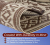 AdvenGO Reversi Mats (9' x 12’) Large Mat and Rug for Outdoors, RV, Patio, Trailer & Camping - Heavy Duty, Weather Resistant Reversible Rugs - Comes with Storage Bag - Great for Picnics - Brown/Beige