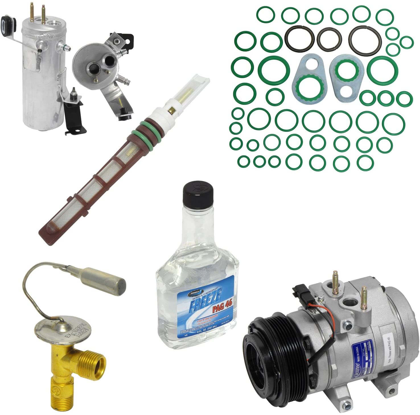 Universal Air Conditioner KT 2103 A/C Compressor and Component Kit