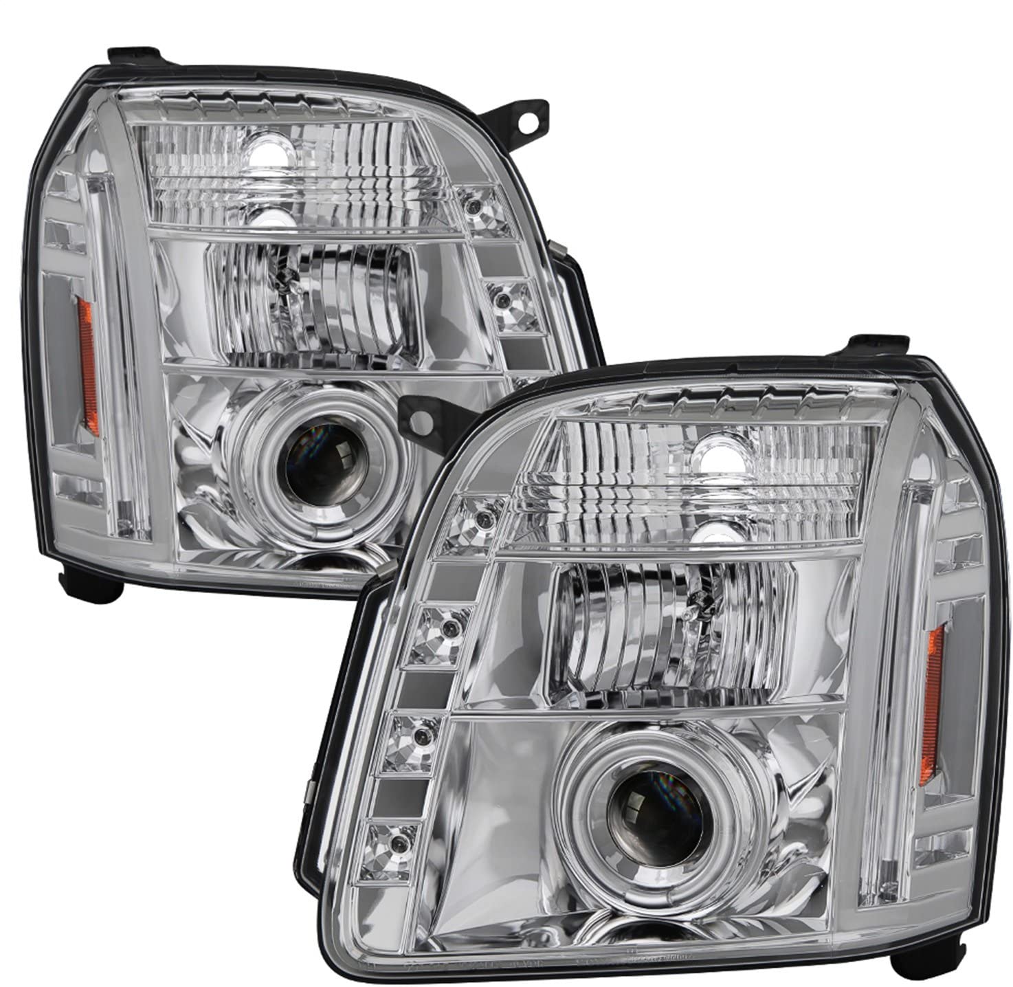 Spyder Auto 5038319 CCFL Halo Projector Headlights Chrome/Clear