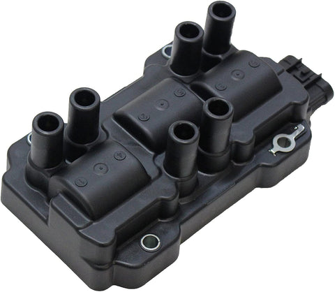 ENA Ignition Coil Pack Compatible with 2005-2014 Chevrolet Express Silverado 1500 Impala Malibu Uplander GMC Savana Sierra Pontiac G6 Montana Saturn Buick Lucerne V6 Compatible with C1521 UF-434